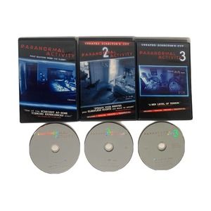 Horror Paranormal Activity 3 Movie Collection DVD Box Set Trilogy [3 DVDS]